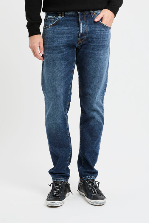 Jeans Pt Torino Breackbeat in denim effetto vintage