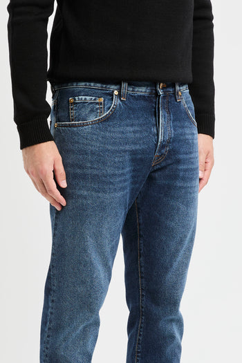 Jeans Pt Torino Breackbeat in denim effetto vintage - 4