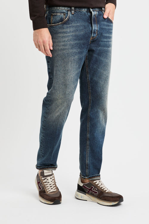 Jeans PT Torino in denim effetto vintage