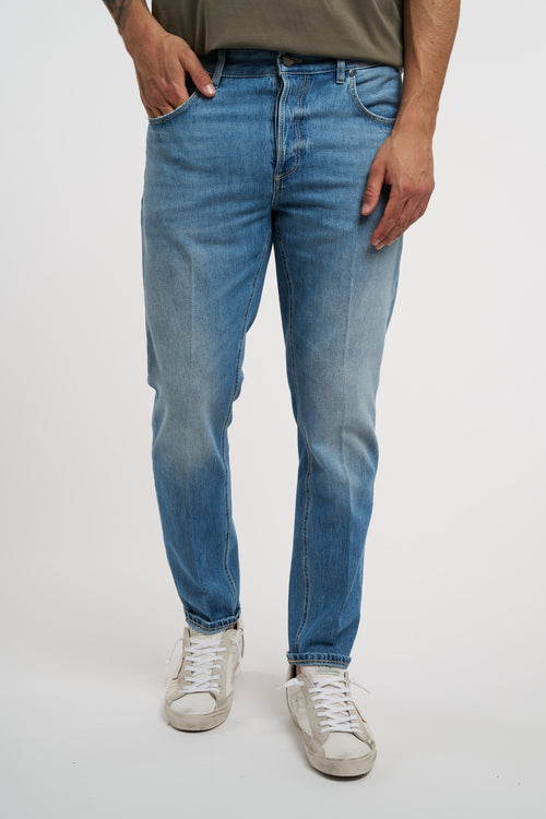Jeans Pt Torino in denim chiaro tapered fit