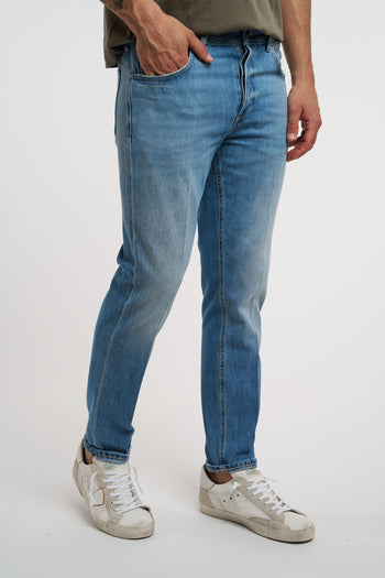 Jeans Pt Torino in denim chiaro tapered fit - 3