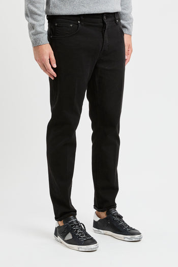 Jeans tinta unita PT Torino in cotone elasticizzato - 5
