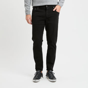 Jeans tinta unita PT Torino in cotone elasticizzato - 8