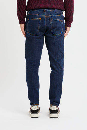 Jeans PT Torino in denim elasticizzato con lavaggio uniforme - 5