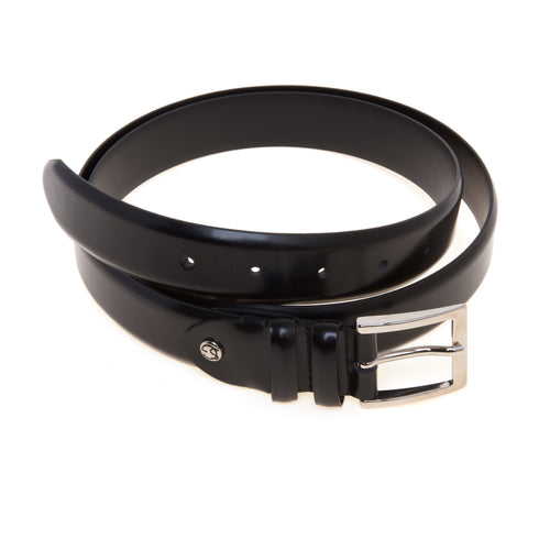 Cintura formale Gavazzeni in pelle spazzolata