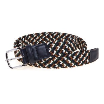 Cintura Gavazzeni "Mississipi" in tessuto treccia elasticizzata multicolor - 3