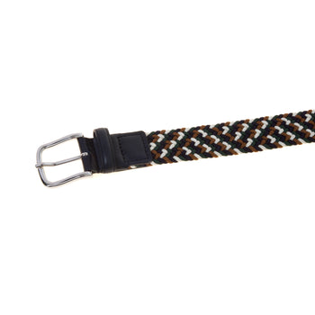 Cintura Gavazzeni "Mississipi" in tessuto treccia elasticizzata multicolor - 5