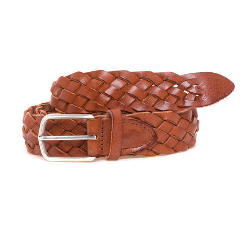 Cintura Gavazzeni "Fraser" in pelle intrecciata