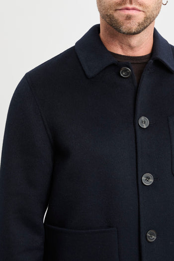 Cappotto corto in misto lana Black Wood - 6