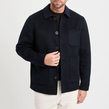 Cappotto corto in misto lana Black Wood - 9