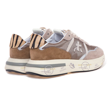 Sneaker Premiata Cassie in camoscio e tessuto - 3