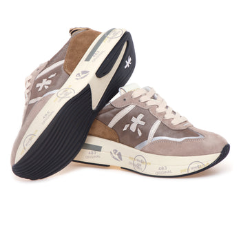 Sneaker Premiata Cassie in camoscio e tessuto - 4