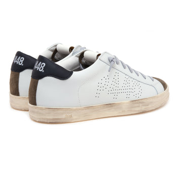Sneaker P448 in pelle e camoscio - 3