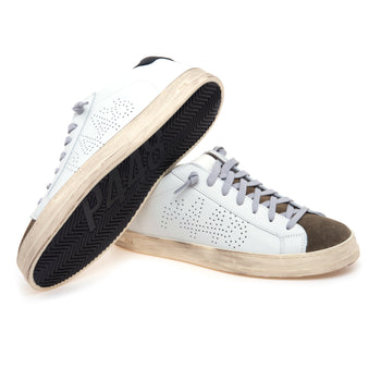 Sneaker P448 in pelle e camoscio - 4