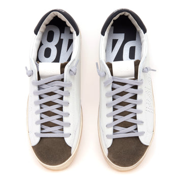 Sneaker P448 in pelle e camoscio - 5
