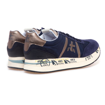 Sneaker Premiata Conny in camoscio e tessuto - 3