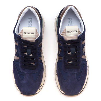 Sneaker Premiata Conny in camoscio e tessuto - 5