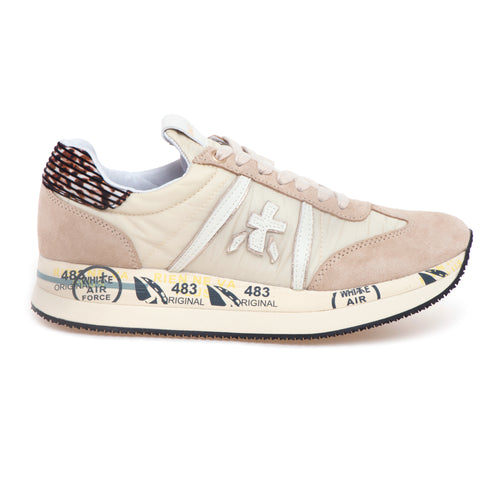Sneaker Premiata Conny in camoscio e tessuto