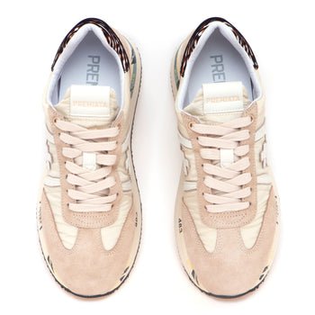 Sneaker Premiata Conny in camoscio e tessuto - 5