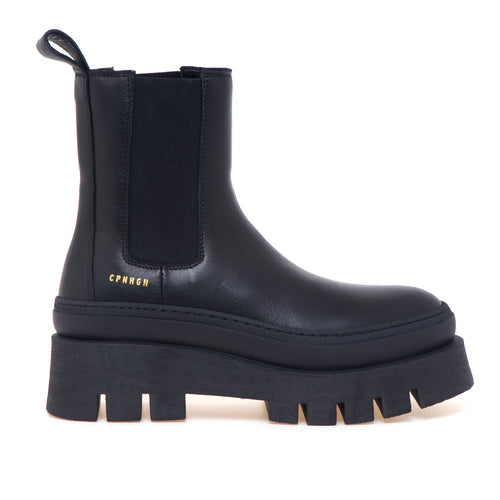 Chelsea boot Copenhagen in pelle con maxi platform