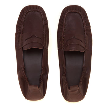 Mocassino a sacchetto Copenhagen in pelle - 5