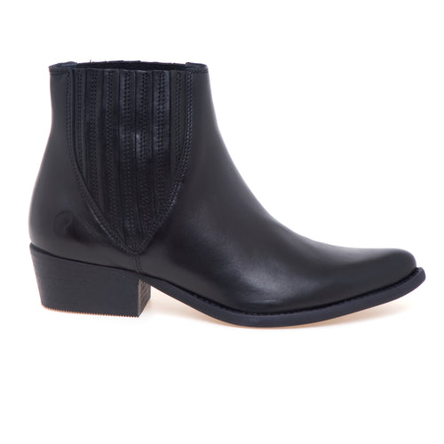 Tronchetto stile texano Felmini in pelle con elastici