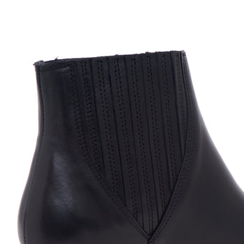 Tronchetto stile texano Felmini in pelle con elastici - 4