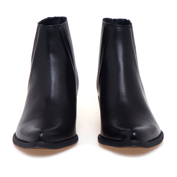 Tronchetto stile texano Felmini in pelle con elastici - 5