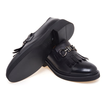 Scarpa montate Calpierre in pelle con frangia e morsetto - 4