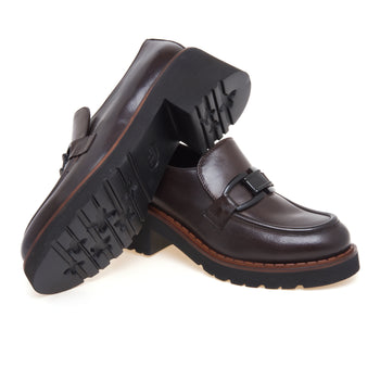 Mocassino montante Calpierre in pelle con tacco 50 mm - 4