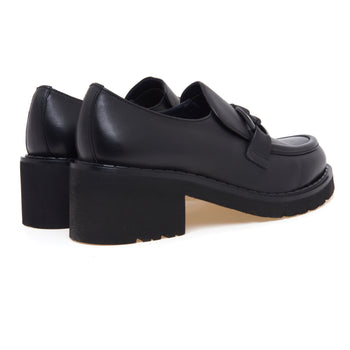 Mocassino montante Calpierre in pelle con tacco 50 mm - 3