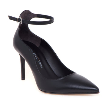 Sergio Levantesi leather pumps with ankle strap and 85 mm heel - 4