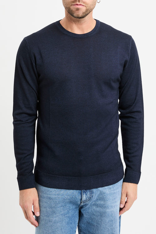 Maglia girocollo Daniele Fiesoli in lana merino extrafine