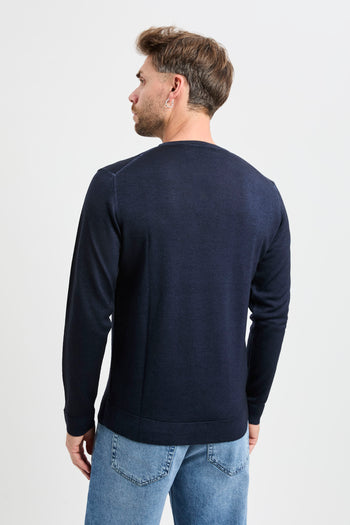 Maglia girocollo Daniele Fiesoli in lana merino extrafine - 5