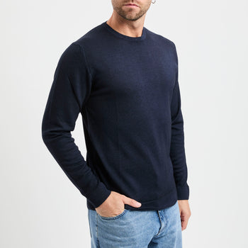 Maglia girocollo Daniele Fiesoli in lana merino extrafine - 7