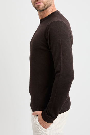 Maglia girocollo Daniele Fiesoli in lana merino extrafine - 4