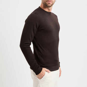 Maglia girocollo Daniele Fiesoli in lana merino extrafine - 7