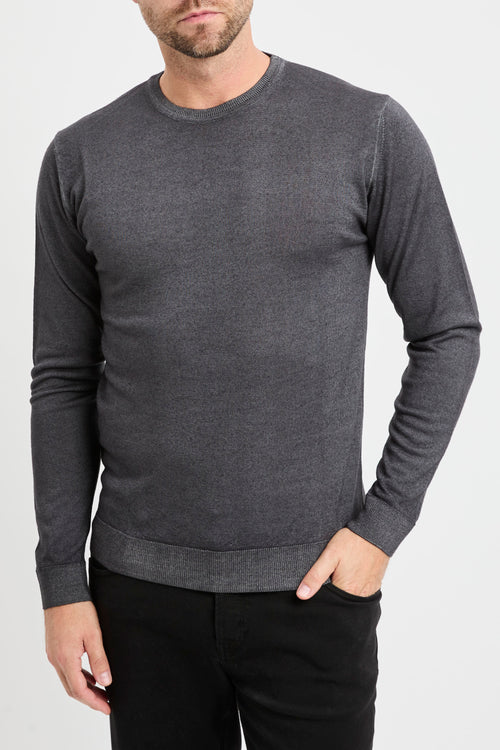 Maglia girocollo Daniele Fiesoli in lana merino extrafine