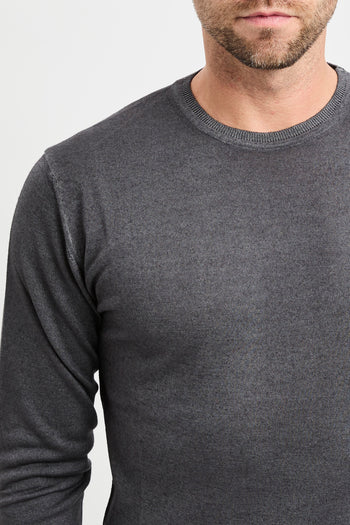 Maglia girocollo Daniele Fiesoli in lana merino extrafine - 4