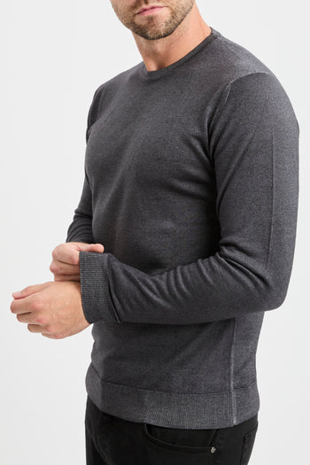 Maglia girocollo Daniele Fiesoli in lana merino extrafine - 6