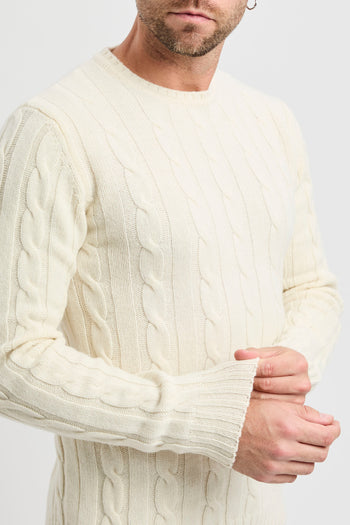 Maglione a girocollo Daniele Fiesoli con costa treccia - 6