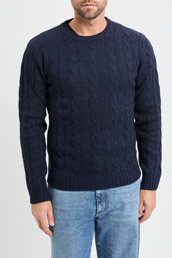 Maglione a girocollo Daniele Fiesoli con costa treccia - 3
