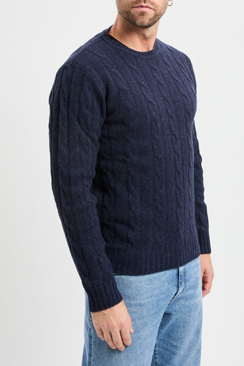 Maglione a girocollo Daniele Fiesoli con costa treccia - 4