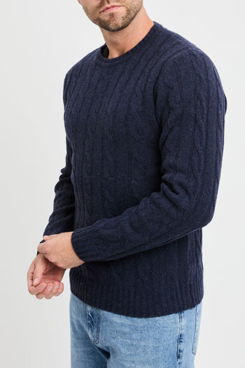 Maglione a girocollo Daniele Fiesoli con costa treccia - 5