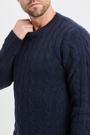 Maglione a girocollo Daniele Fiesoli con costa treccia - 6
