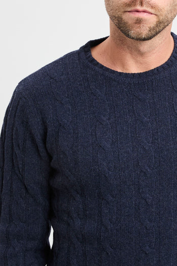 Maglione a girocollo Daniele Fiesoli con costa treccia - 7