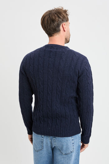 Maglione a girocollo Daniele Fiesoli con costa treccia - 8
