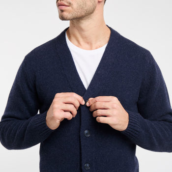 Cardigan con bottoni Daniele Fiesoli in lana merino extrafine - 8