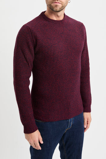 Maglia girocollo Daniele Fiesoli in lambswool bicolore - 3