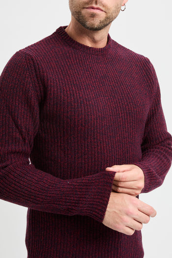 Maglia girocollo Daniele Fiesoli in lambswool bicolore - 4
